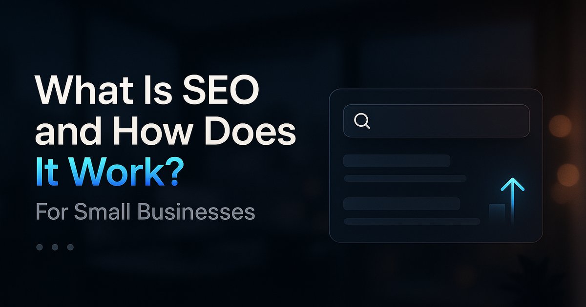 What Is SEO and How Does It Work for Small Businesses?