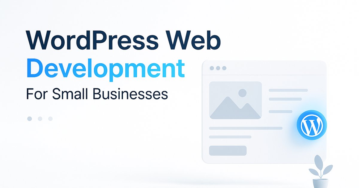 WordPress Web Development Services for Small Businesses